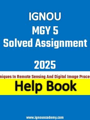 IGNOU MGY 5 Solved Assignment 2025